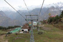 Famous ropeway ride from Joshimath to Auli Famous ropeway ride from Joshimath to Auli